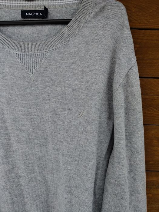 Sweter siwy męski