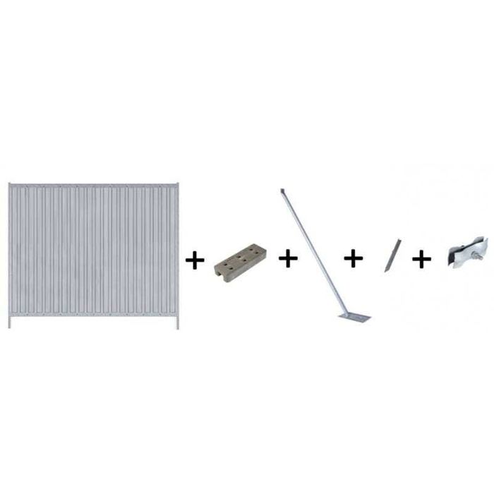 Zestaw ogrodzenia pełnego 29m płot panel nowy gruba blacha