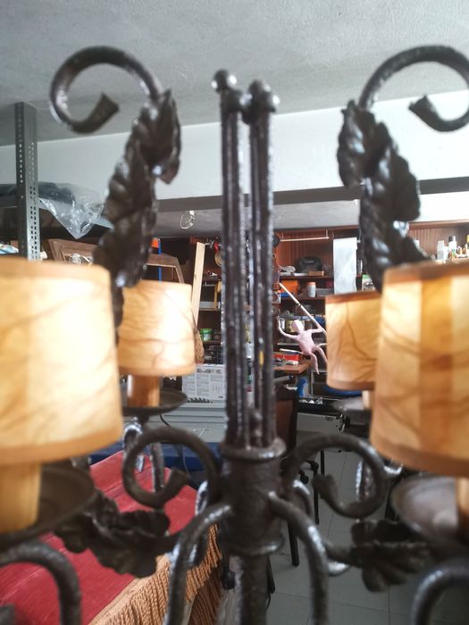 Candeeiro ferro maciço