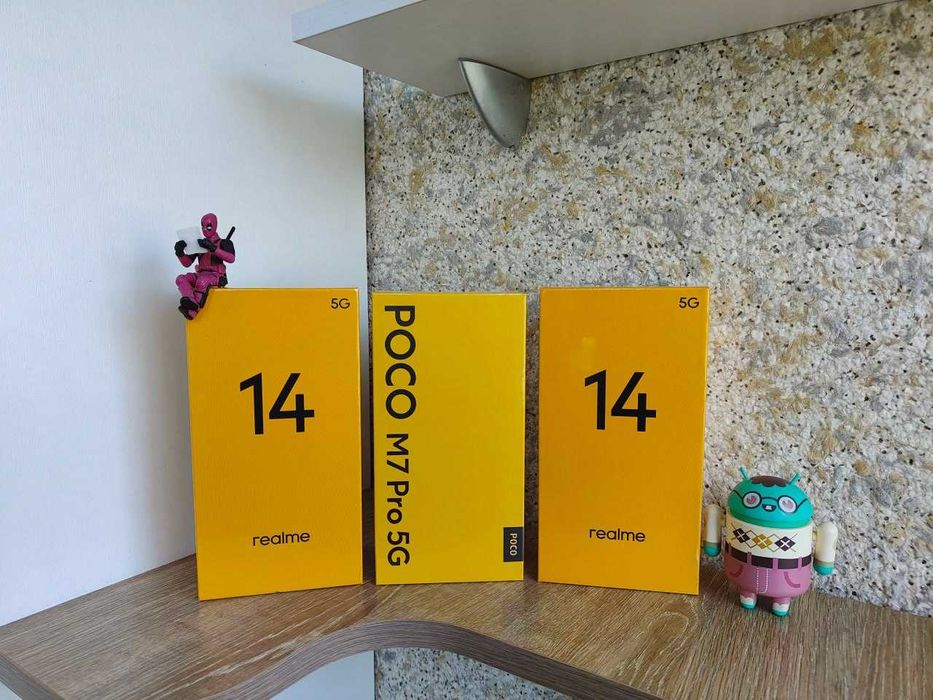 Realme 14 5G 8/256ГБ NFC, 6.67" 120Гц, 6000мАг, 50мп, IP69, Новий