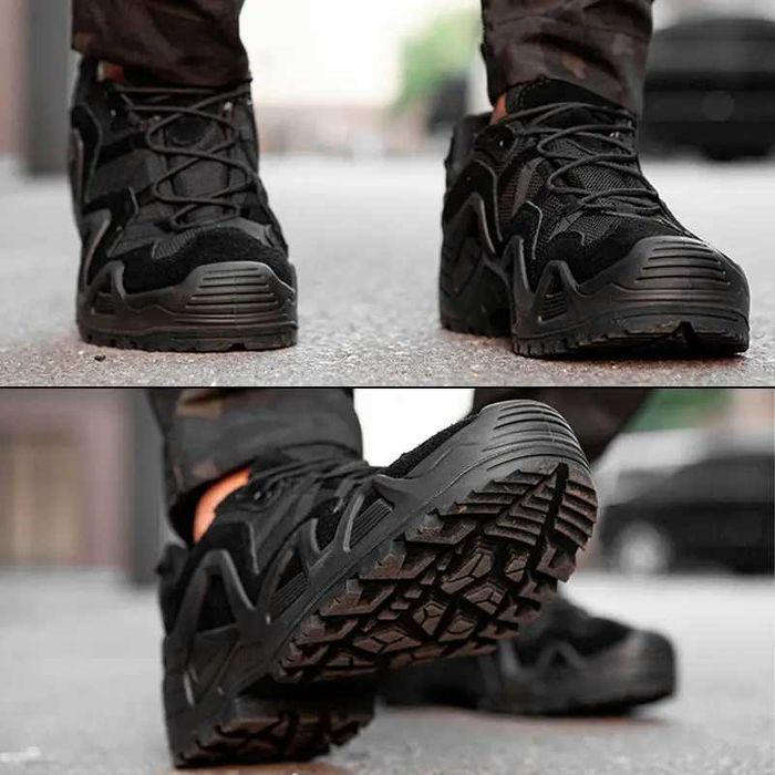 Кросівки чоловічі тактичні Han-Wild WH-997 Black/ Sand Khaki/ Green