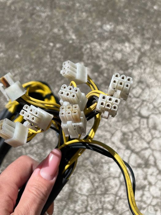 Проводи коси для блоків живлення асік Bitmain asic Antminer