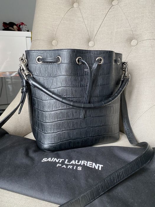 Nowa oryginalna torebka Saint Laurent bucket bag worek czarna