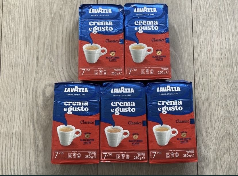 5x Kawa mielona Lavazza Crema e Gusto Classico 250g Okazja