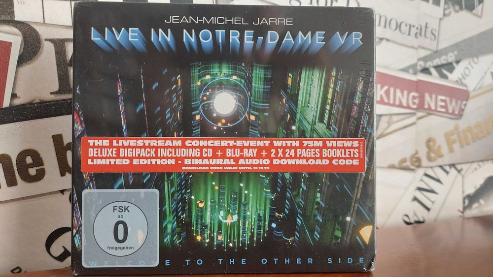 JM Jarre - Welcome To The Other Side Live In Notre-Dame Blu-ray + CD w folii
