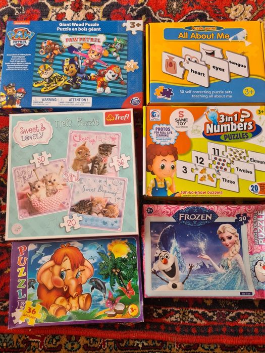 Ігри, пазли дитячі