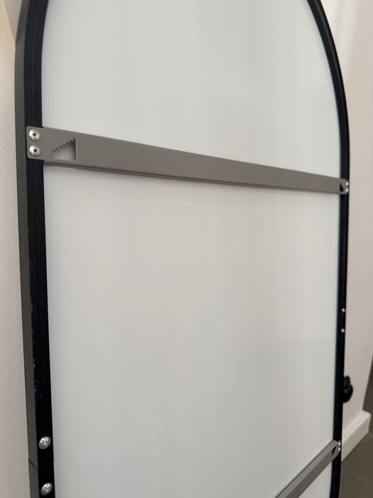 Ikea Lindbyn lustro czarne nowe owalne