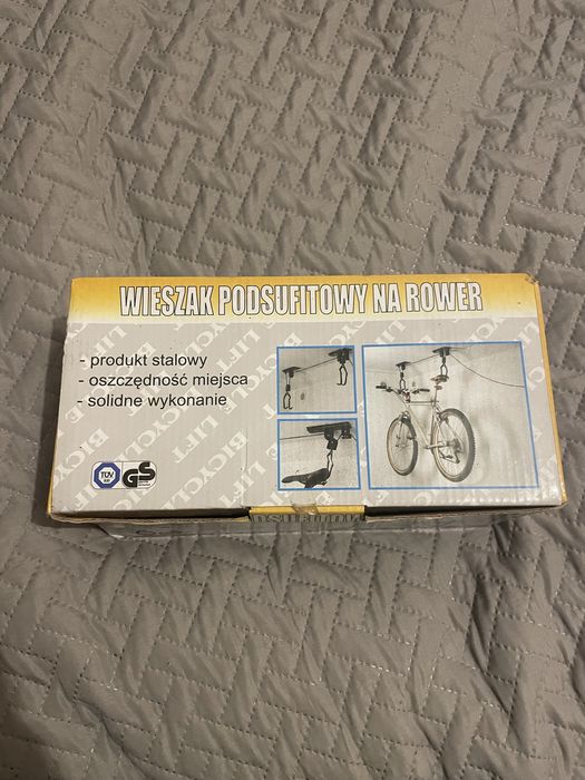 Wieszak podsufitowy na rower, udźwig do 20 kg