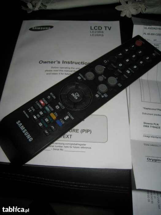 Telewizor LCD Samsung LE 26 R 82 B- 26 cali