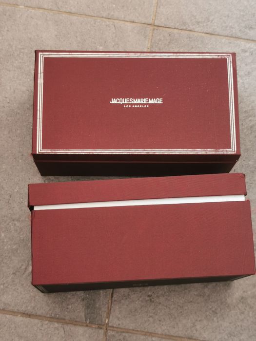 Jacques marie mage pudelko okulary