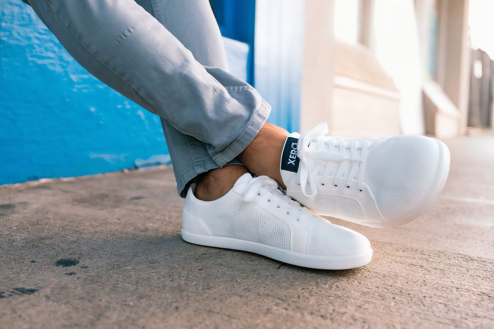Нові Класичні чоловічі білі кросівки кеди Dillon Xero Shoes Barefoot