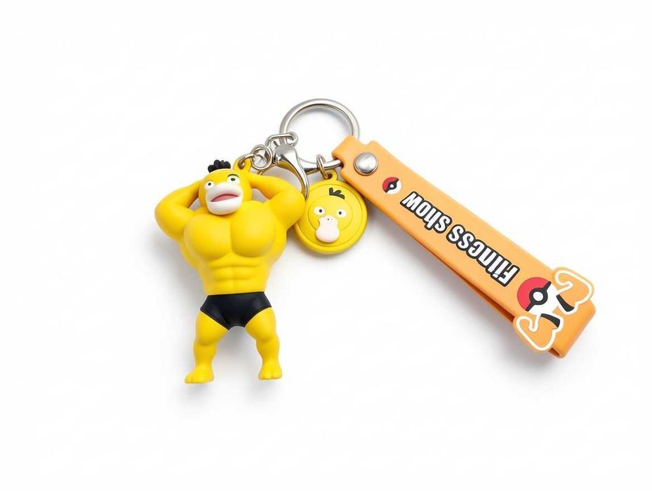 W157 Brelok Do Kluczy Psyduck Pokemon Pakiet Treningowy Fitness