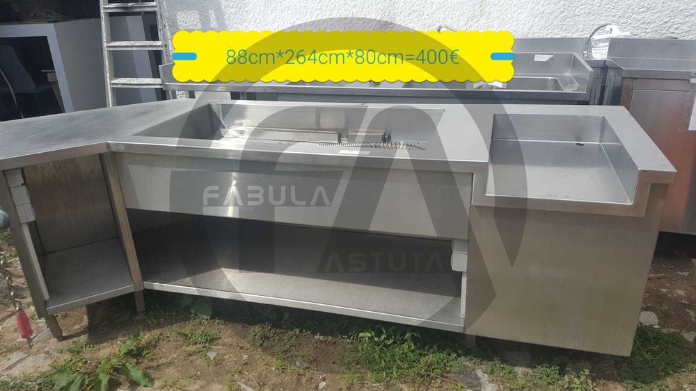 Bancadas inoxidável