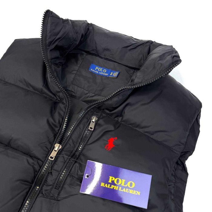 Жилетка Polo Ralph Lauren | Чорна чоловіча безрукавка поло ральф