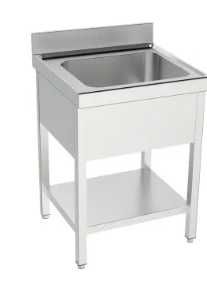 Bancada de inox, para cozinha industrial ou doméstica