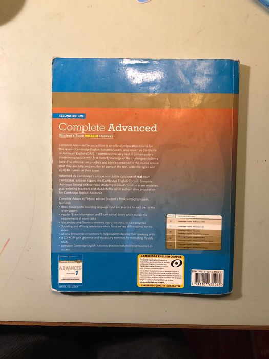 Manuais Cambridge - Complete Advanced