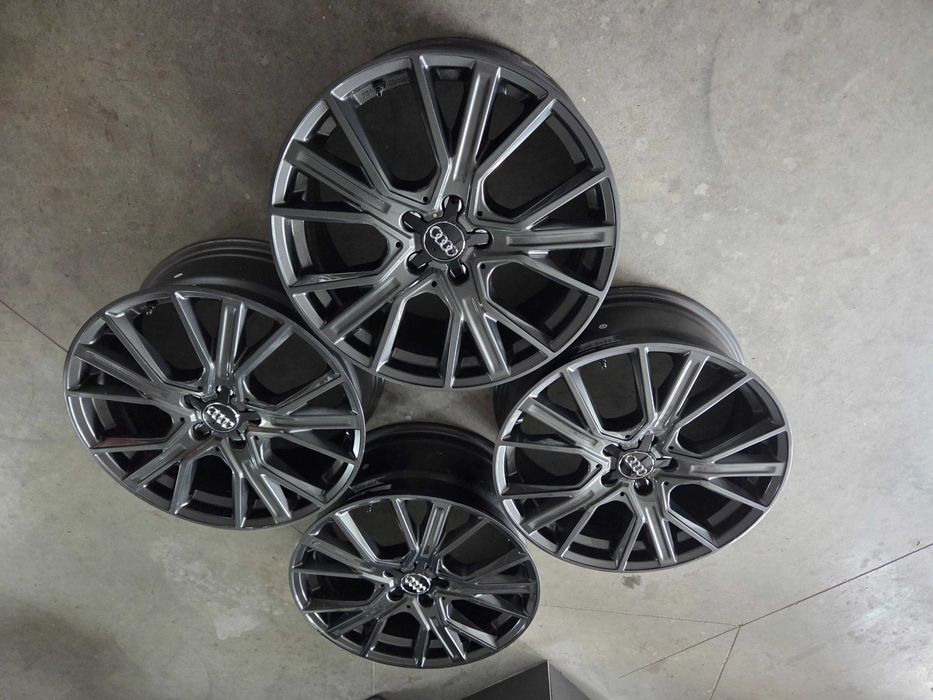 Alufelgi 19" Audi A3 8p 8v 8y A4 b6 b7 b8 b9 A6 c6 c7 c8 Q3 Q5 5x112 s-line grafit