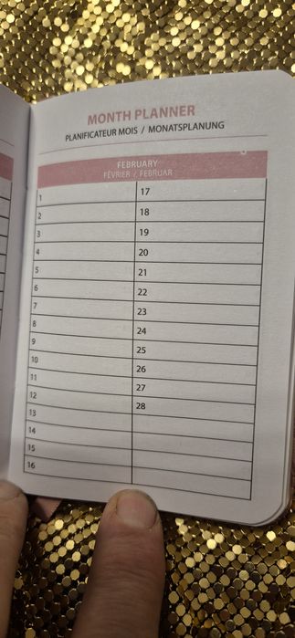 Agenda kalendarz kieszonkowy 2026 terminarz planer