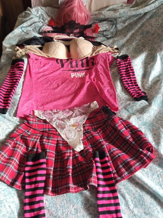 Игровой эротический костюм розовый