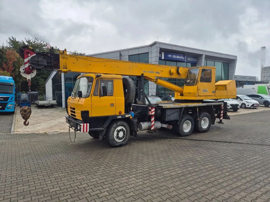 Tatra T815 6X6 / DZWIG 20 TON / 1 WŁ / SPRAWNY / POLSKA ZABUDOWA BUMAR / ŻURAW  Unikatowy, 1 wł, sprawny, 6X6, Dzwig do 20 ton, BUMAR