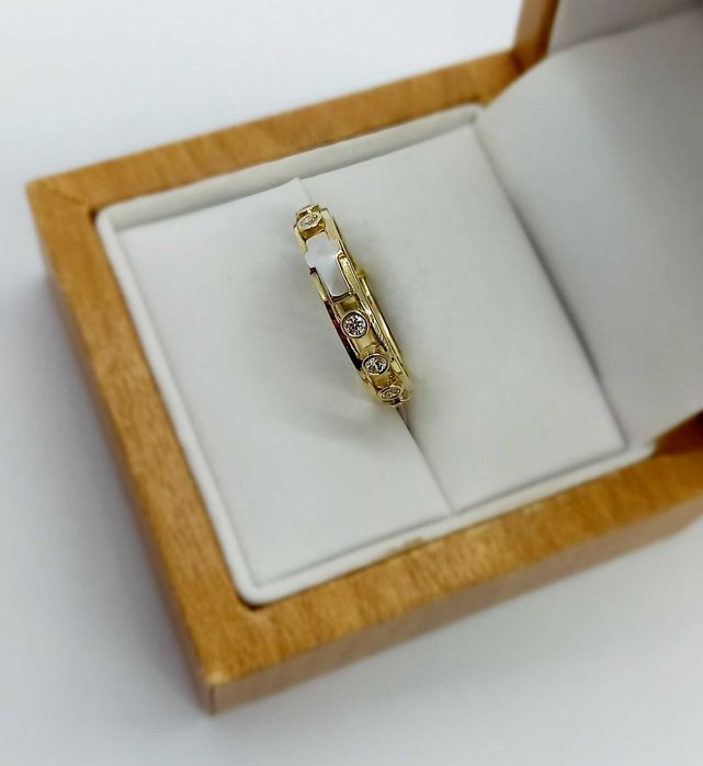 Złoty różaniec, cyrkonie, p.585, r.20