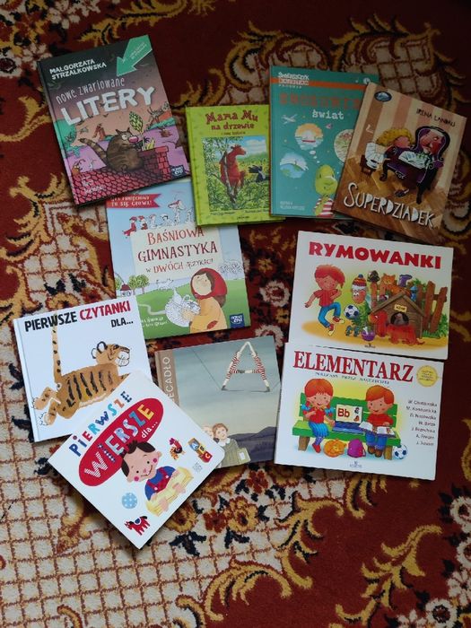 Zestaw fajnych książek dla dziecka 3+ 4+
