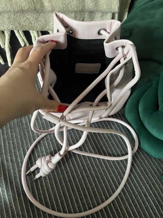 Liliowa torebka worek Deezee