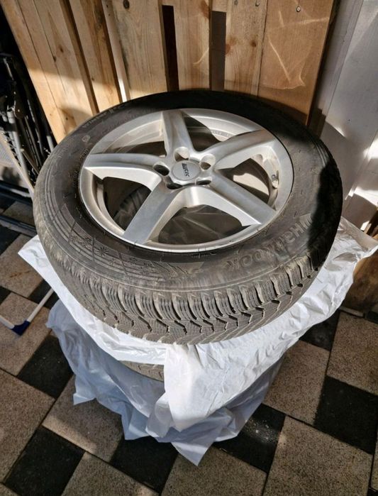 Alufelgi R17 5x114,3 na oponach zimowych