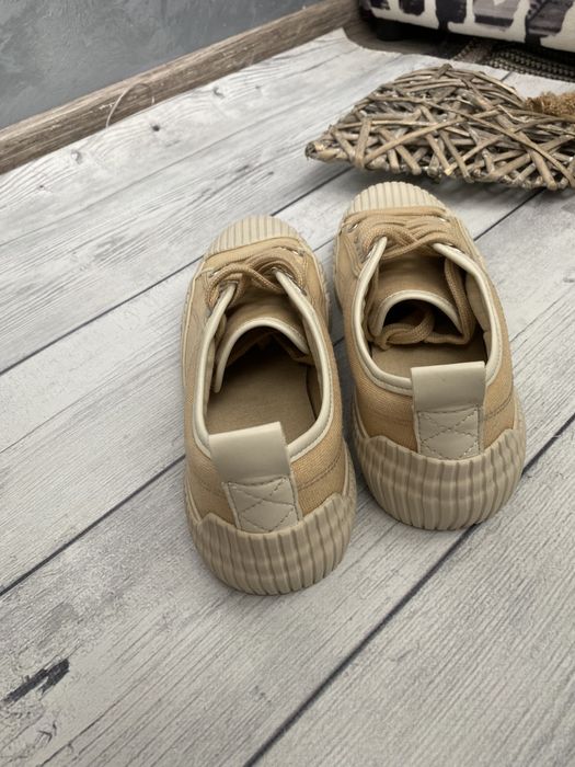 Mango Hank 87082505 бежевые кеды 36 размер ( по стельке 22 см)