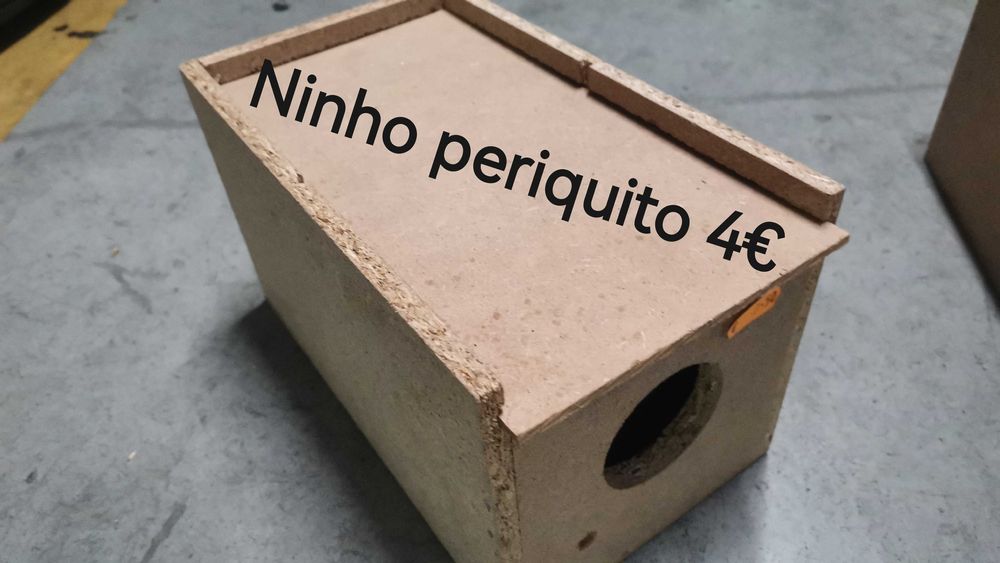 Espelho e sinos para passaro inseparáveis