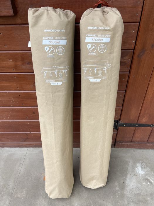 2x Łóżko polowe Decathlon Quechua Camp Bed Second – super stan!