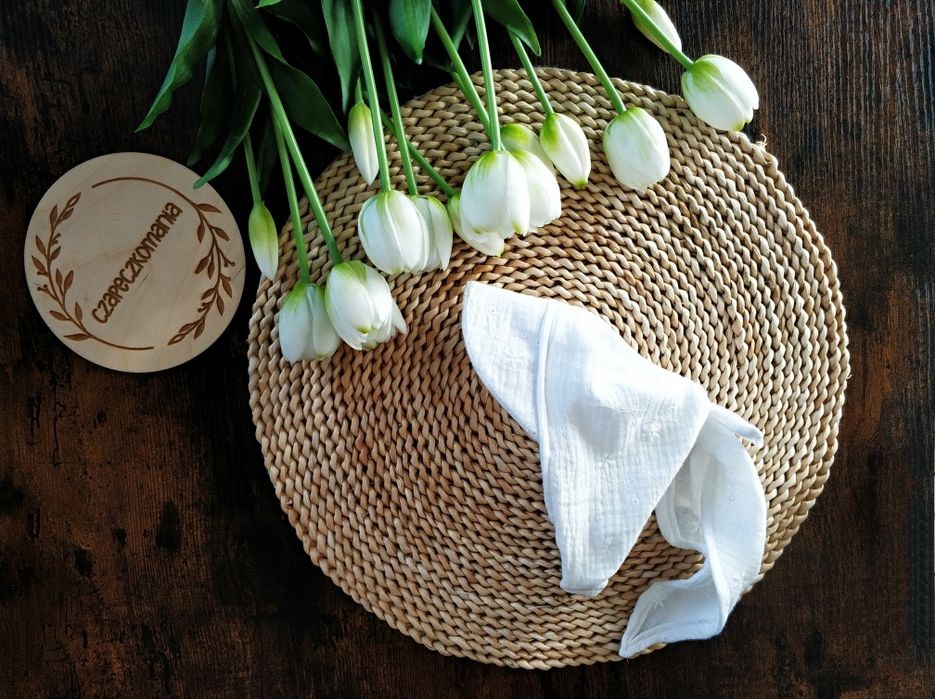 Chustka muślinowa handmade