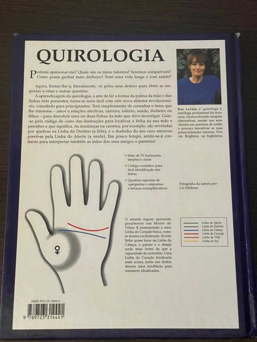 Quirologia – O seu Destino na Palma da Mão - Roz Levine