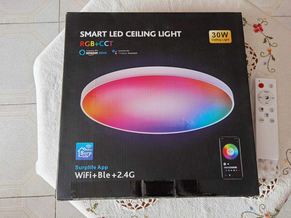 Luz de teto LED Inteligente 30W (Nova)