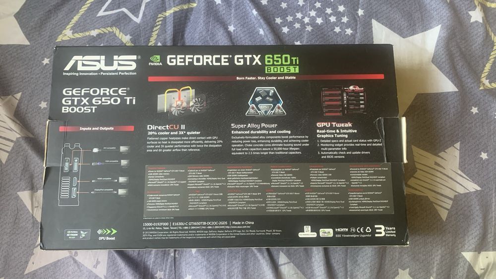 Продам GTX 650 Ti boost 2gb