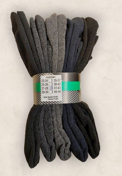 Skarpety męskie frotte 5 par