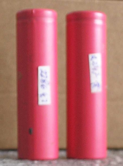 Akumulatorki, ogniwa 18650 Sanyo, w bardzo dobrym stanie