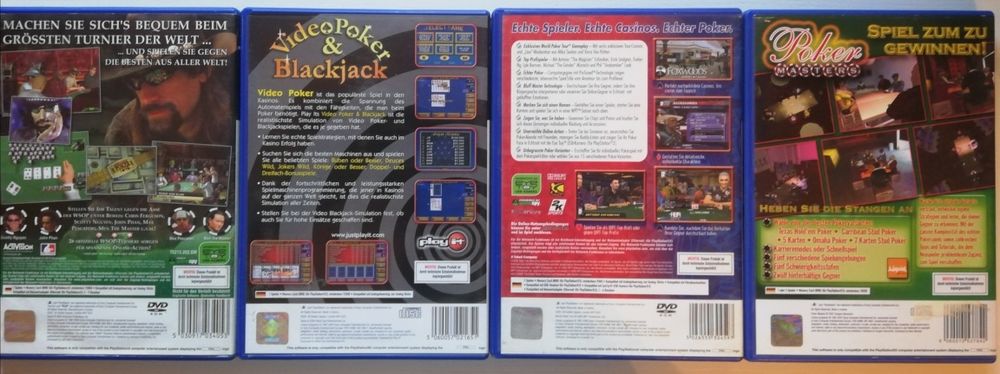 Poker ps2  4 szt.