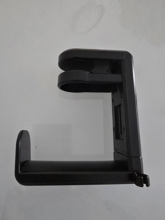 Suporte de mesa para headset com mola e rotativo