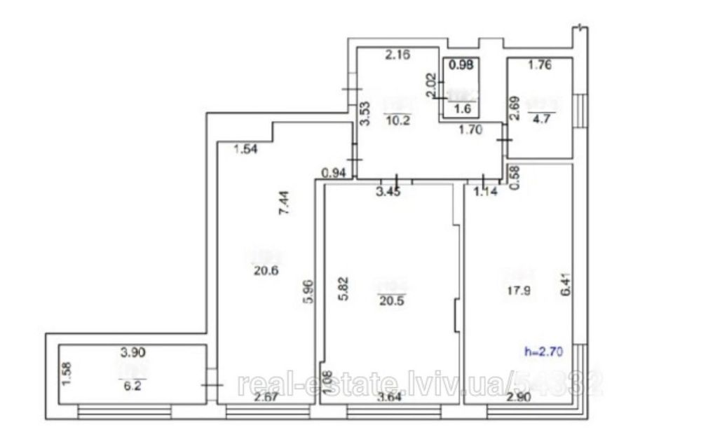 ЗДАНИЙ Продаж 2 кім. квартири + кухня-студія вул. Замарстинівська 134А
