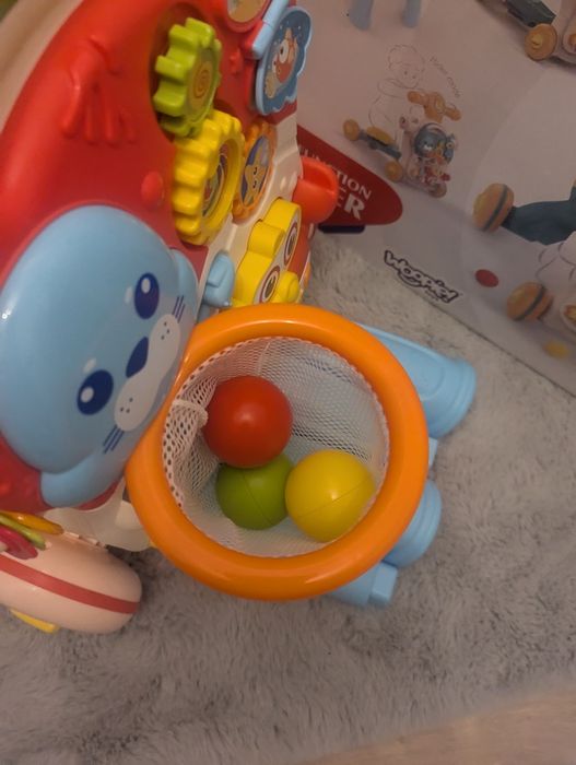 Zabawka 4w1 pchacz, jeździk, rowerek i stolik