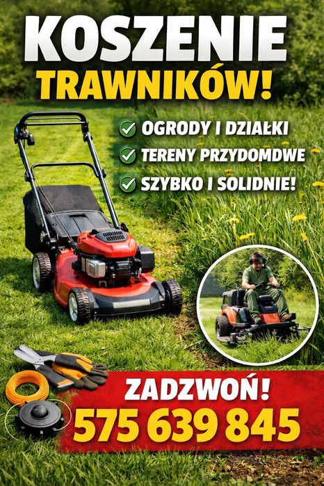 Koszenie trawników
