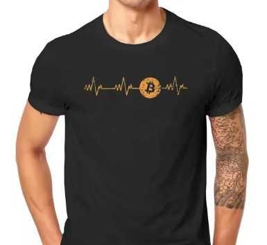 T-shirt Masculina Crypto Bitcoin TotheMoon (Novo)
