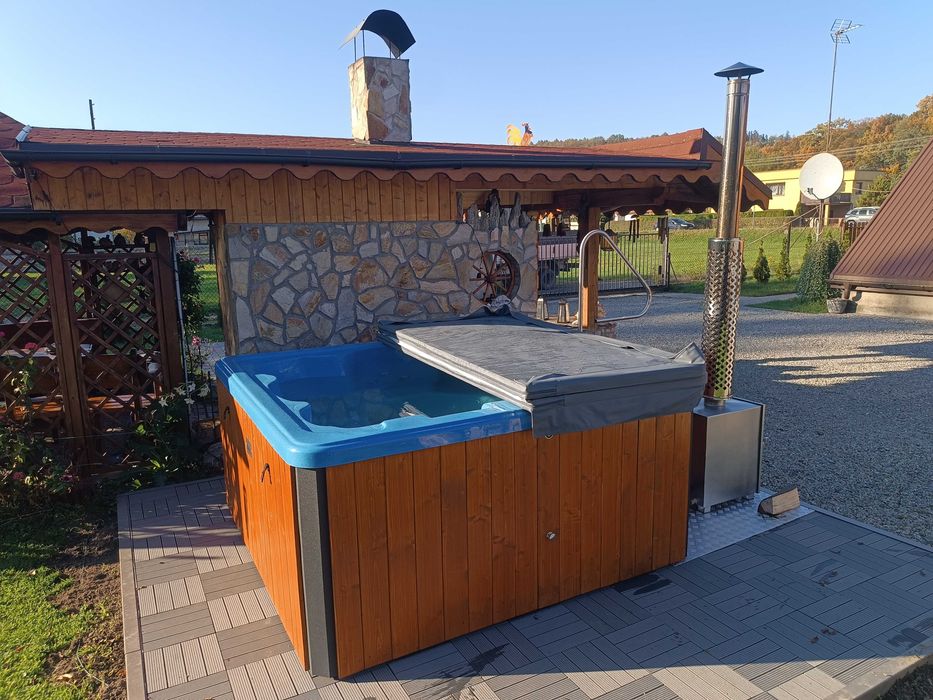 Beskidzka Balia - całoroczne spa ogrodowe, jacuzzi, wanna,