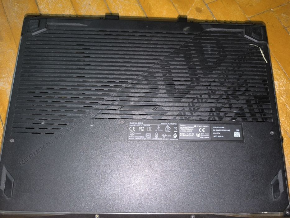 Ноутбук Asus Rog strix g531g