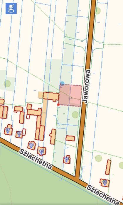 Sprzedam działkę Leszczydół Nowiny