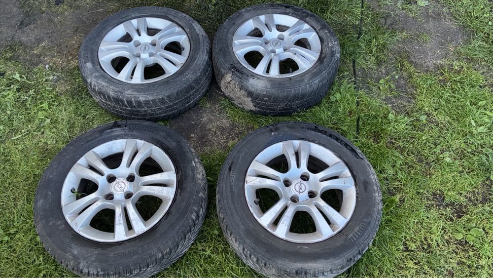Felgi aluminiowe wraz z oponami opel corsa d