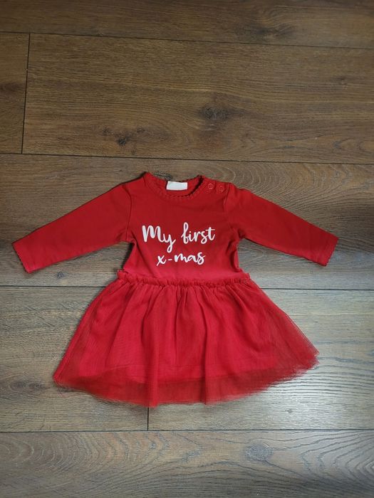 Czerwona sukienka rozmiar 62, święta Boże Narodzenie