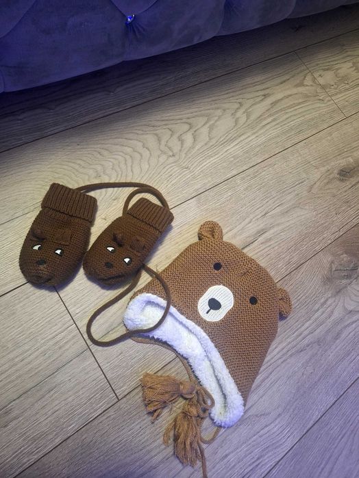 Czapka i rękawiczki dla chłopca