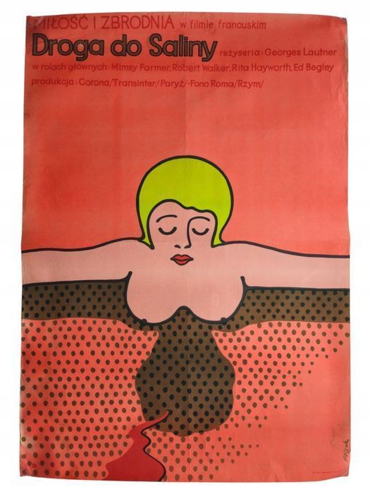 Plakat Filmowy Kolekcjonerski Jerzy Flisak Droga Do Saliny 1973